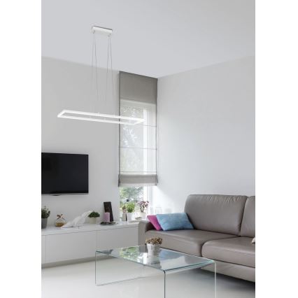 Fabas Luce 3394-45-102 - Candelabro suspenso LED com regulação BARD LED/52W/230V 3000K branco