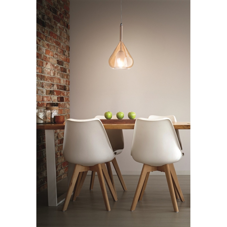 Fabas Luce 3481-40-125 - Candelabro suspenso LILA 1xE27/40W/230V dourada