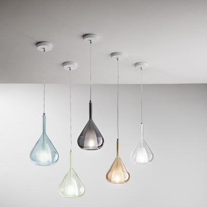 Fabas Luce 3481-40-125 - Candelabro suspenso LILA 1xE27/40W/230V dourada