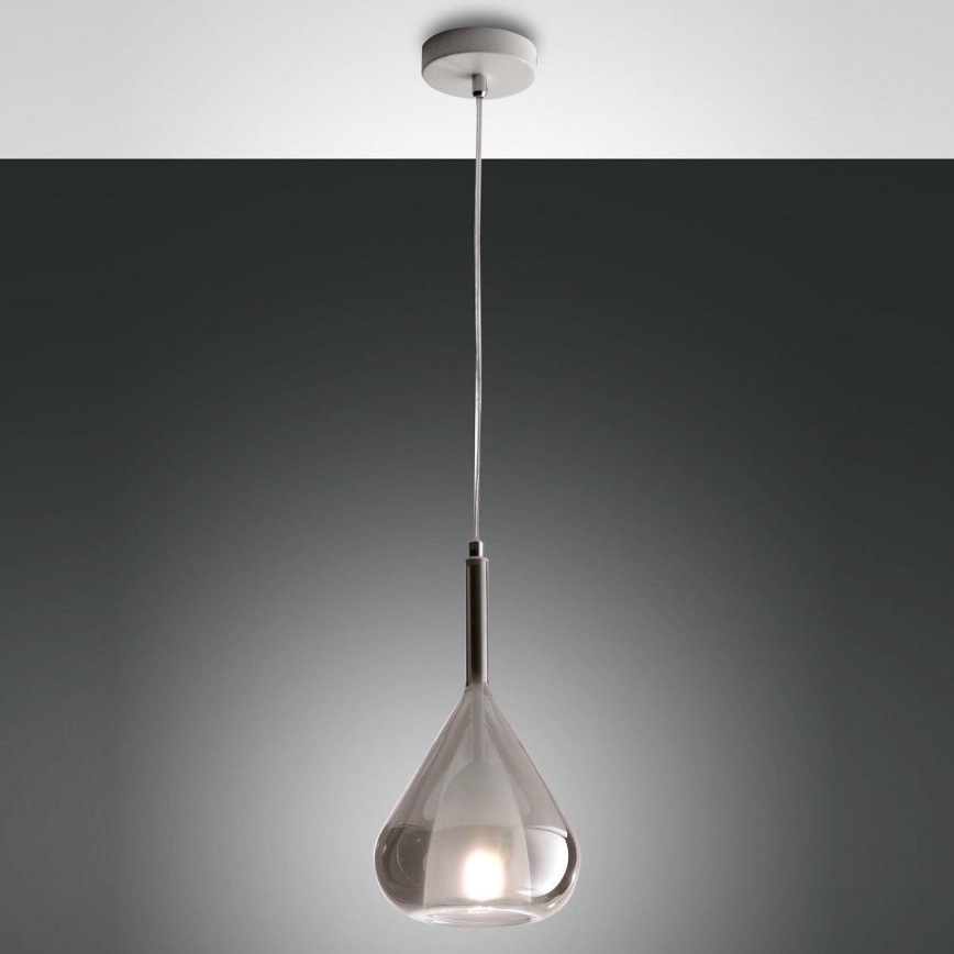 Fabas Luce 3481-40-126 - Candelabro suspenso LILA 1xE27/40W/230V cinzento
