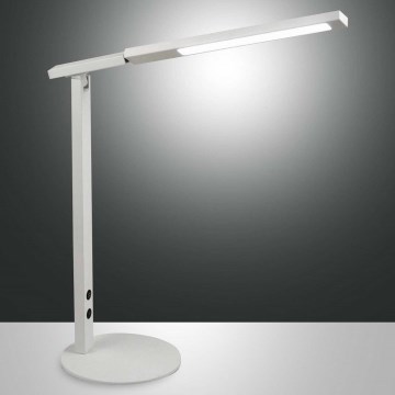 Fabas Luce 3550-30-102 - Candeeiro de mesa LED com regulação IDEAL LED/10W/230V 3000-6000K branco