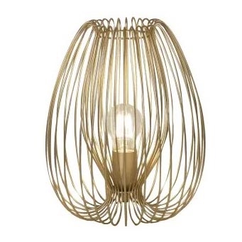 Fabas Luce 3677-34-225 - Candeeiro de mesa CAMP 1xE27/40W/230V dourado