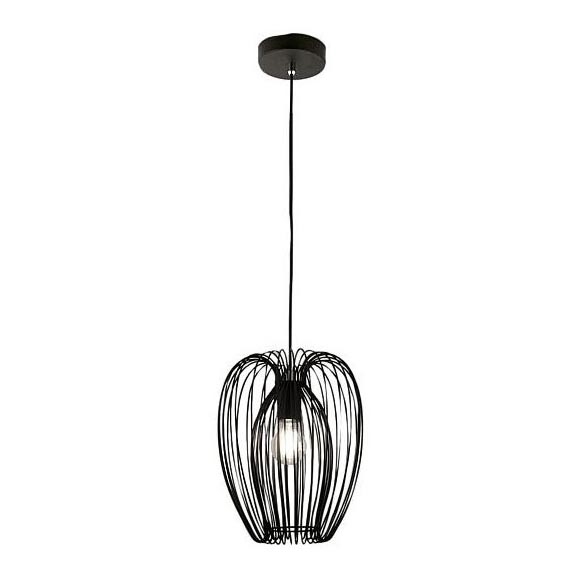 Fabas Luce 3677-45-101 - Candelabro suspenso CAMP 1xE27/40W/230V preto