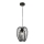 Fabas Luce 3677-45-101 - Candelabro suspenso CAMP 1xE27/40W/230V preto