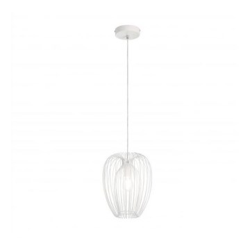 Fabas Luce 3677-45-102 - Candelabro suspenso CAMP 1xE27/40W/230V branco