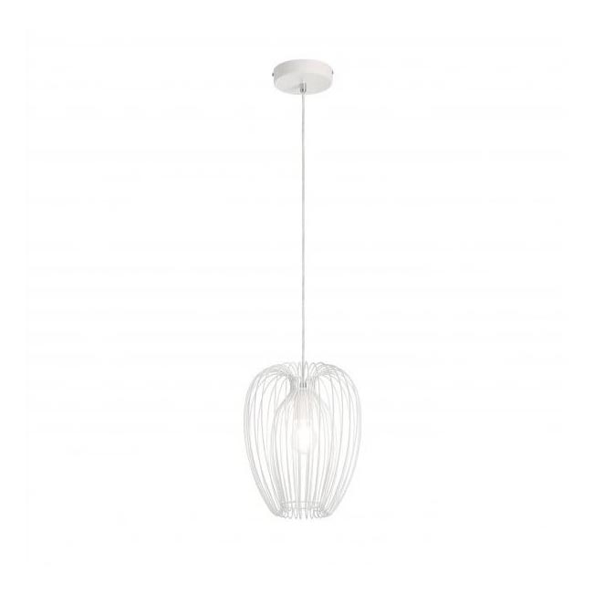 Fabas Luce 3677-45-102 - Candelabro suspenso CAMP 1xE27/40W/230V branco