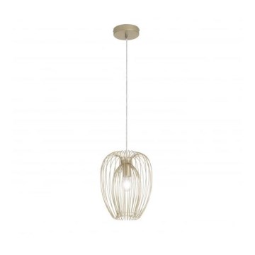 Fabas Luce 3677-45-225 - Candelabro suspenso CAMP 1xE27/40W/230V dourado