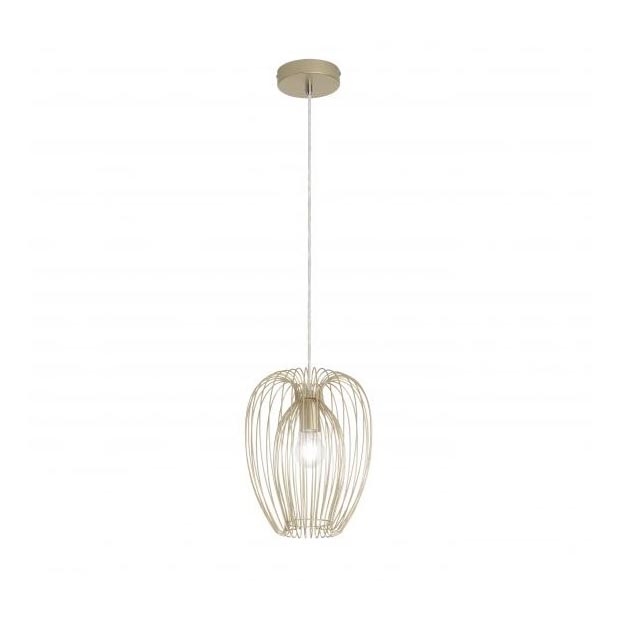 Fabas Luce 3677-45-225 - Candelabro suspenso CAMP 1xE27/40W/230V dourado