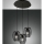 Fabas Luce 3677-47-101 - Candelabro suspenso CAMP 3xE27/40W/230V preto