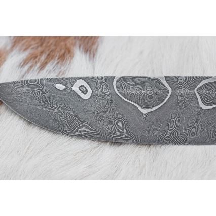 Faca de Damasco exclusiva 11,6 cm ácer/ébano
