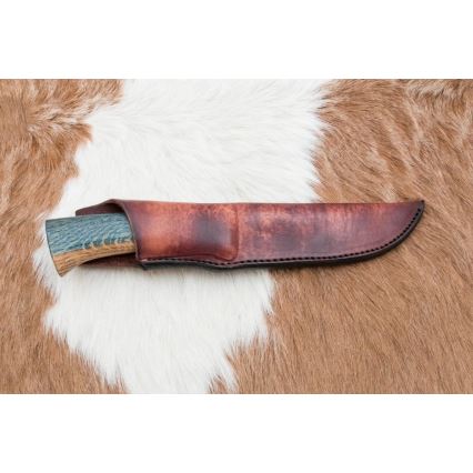 Faca de Damasco exclusiva 12,7 cm carvalho/ébano