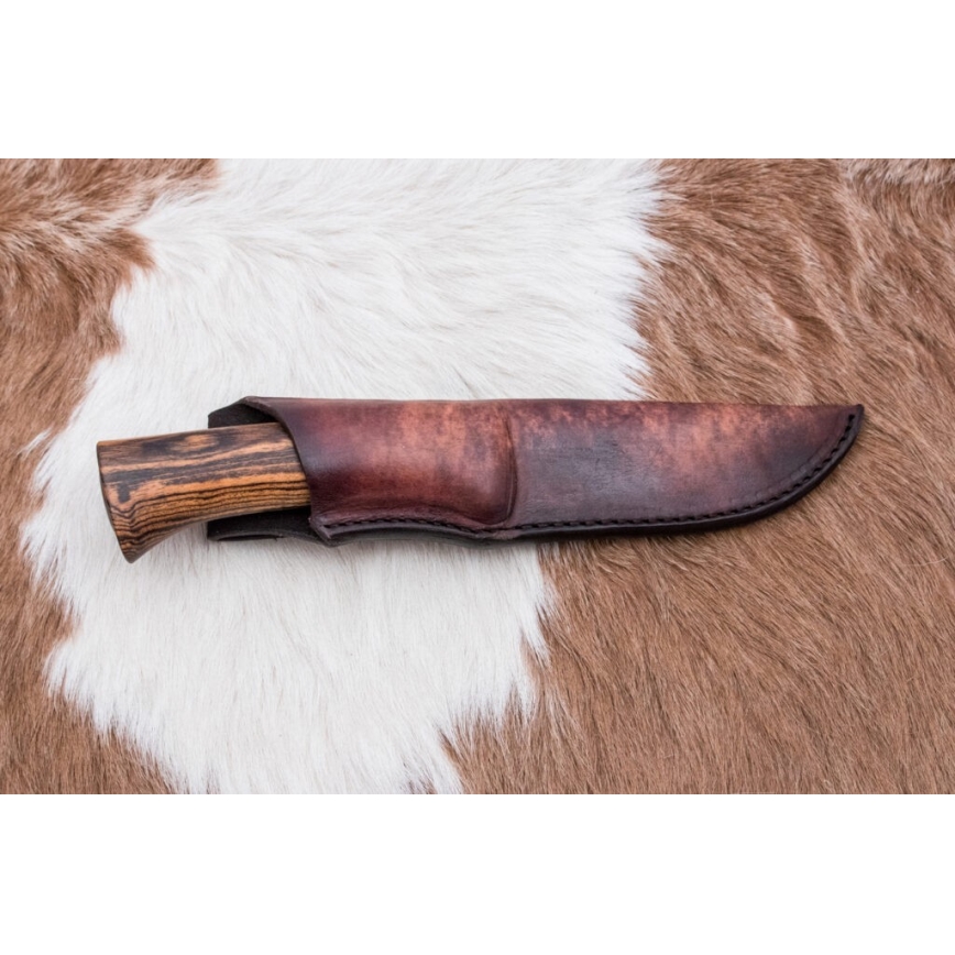Faca de Damasco exclusiva 12 cm bocote/ébano
