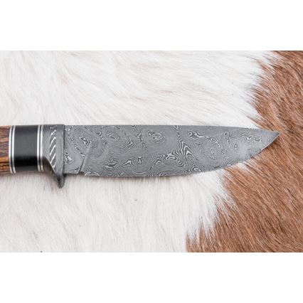 Faca de Damasco exclusiva 12 cm bocote/ébano