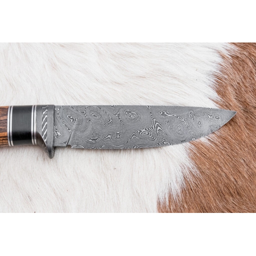 Faca de Damasco exclusiva 12 cm bocote/ébano