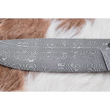 Faca de Damasco exclusiva 13 cm castanheiro