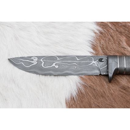 Faca de Damasco exclusiva 14 cm cinza