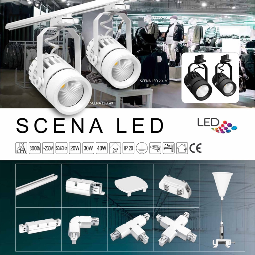 Faixa de conector SCENA WI branco