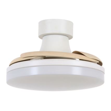FANAWAY 210664 - Ventoinha de teto LED com regulação ORBIT LED/25W/230V bege/branco + controlo remoto
