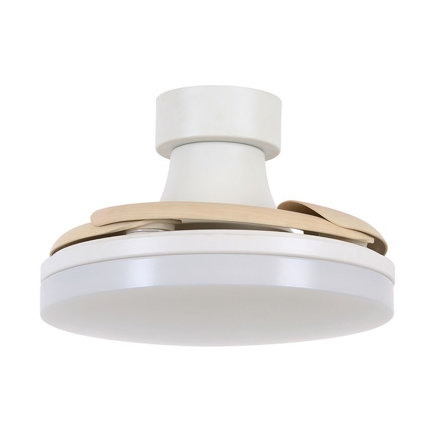 FANAWAY 210664 - Ventoinha de teto LED com regulação ORBIT LED/25W/230V bege/branco + controlo remoto