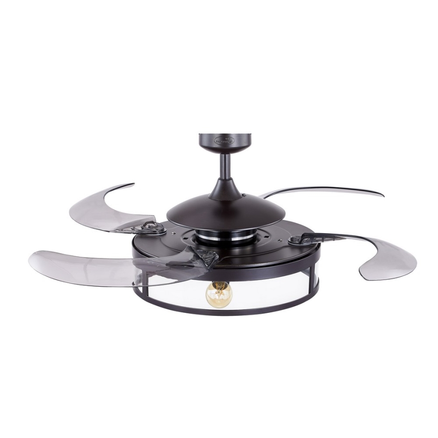 FANAWAY 212927 - Ventoinha de teto LED CLASSIC 3xE27/4W/230V preto + comando