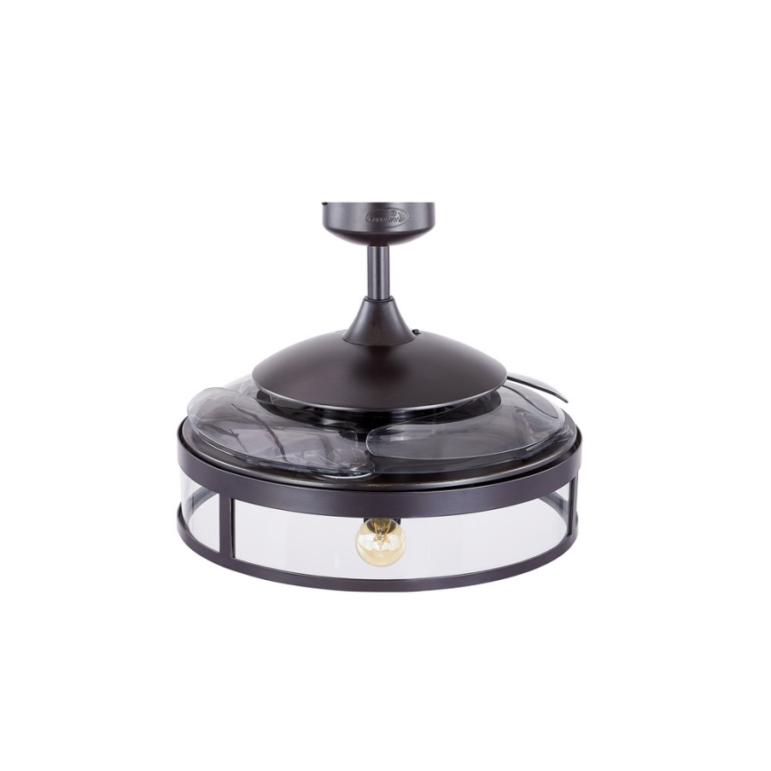 FANAWAY 212927 - Ventoinha de teto LED CLASSIC 3xE27/4W/230V preto + comando