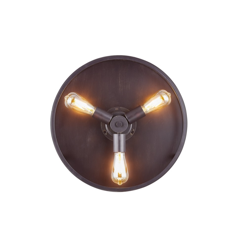 FANAWAY 212927 - Ventoinha de teto LED CLASSIC 3xE27/4W/230V preto + comando