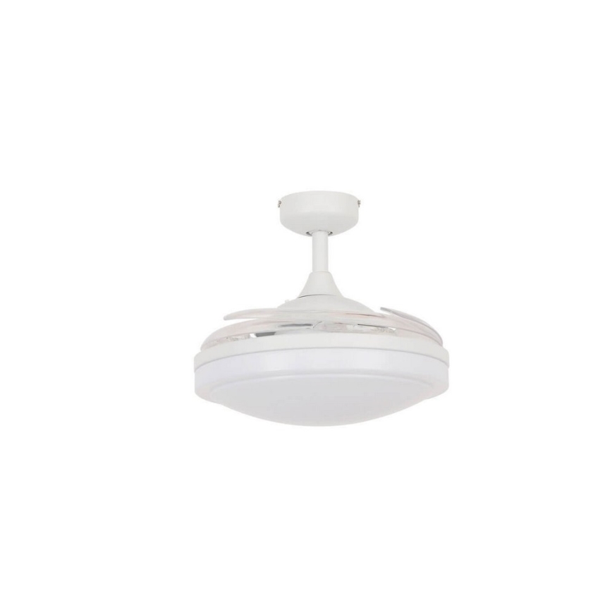 FANAWAY 212980 - Ventoinha de teto EVORA 2xE27/15W/230V branco + controlo remoto