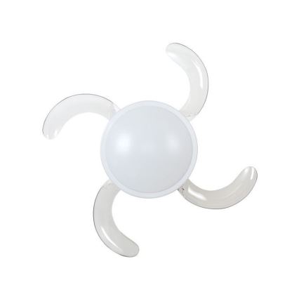 FANAWAY 212982 - Ventilador de teto EVORA 2xE27/20W/230V cromo brilhante + controlo remoto