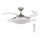 FANAWAY 212982 - Ventoinha de teto EVORA 2xE27/20W/230V cromado brilhante + comando