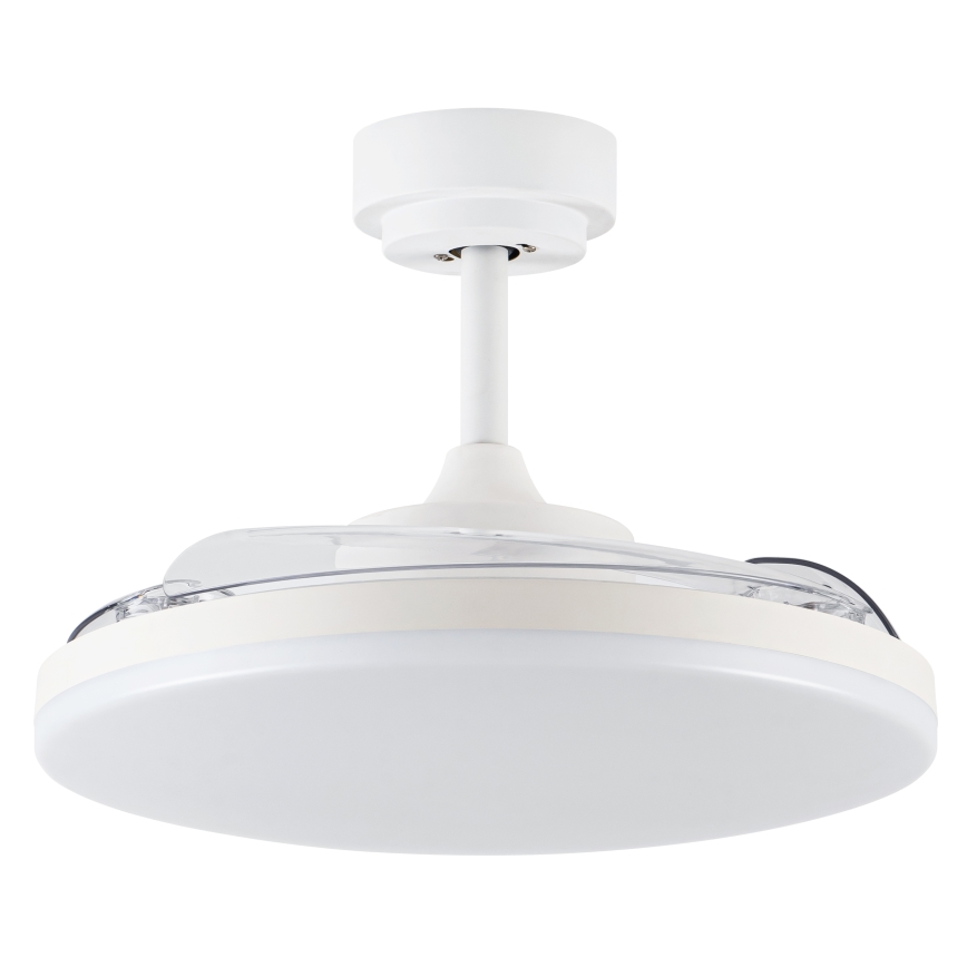 FANAWAY 21612949 - Ventoinha de teto LED com regulação STROLL LED/30W/230V 2700/3500/5000K diâmetro 106 cm branco/transparente + comando