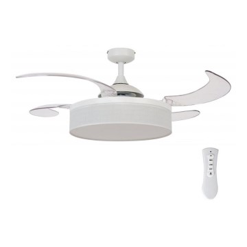 FANAWAY 511030 - Ventoinha de teto LED FRASER 3xE27/20W/230V branco + controlo remoto