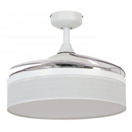 FANAWAY 511030 - Ventoinha de teto LED FRASER 3xE27/20W/230V branco + controlo remoto