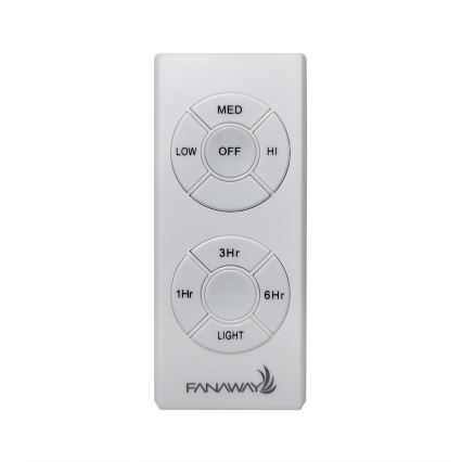FANAWAY 512120 - Ventoinha de teto EVORA 2xE27/15W/230V + comando