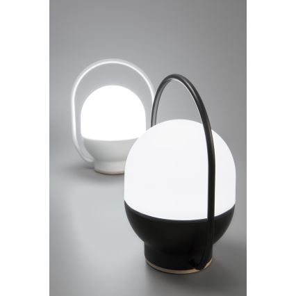 FARO 01016 - Lâmpada de mesa LED regulável TAKE AWAY LED/1,5W/3,7V 2700K 2600 mAh preta
