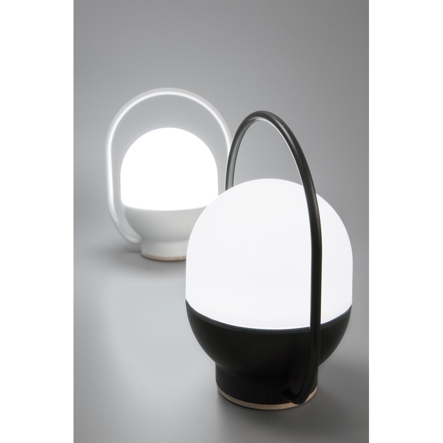 FARO 01016 - Lâmpada de mesa LED regulável TAKE AWAY LED/1,5W/3,7V 2700K 2600 mAh preta