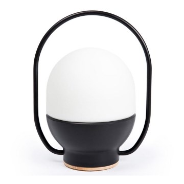 FARO 01016 - Lâmpada de mesa LED regulável TAKE AWAY LED/1,5W/3,7V 2700K 2600 mAh preta