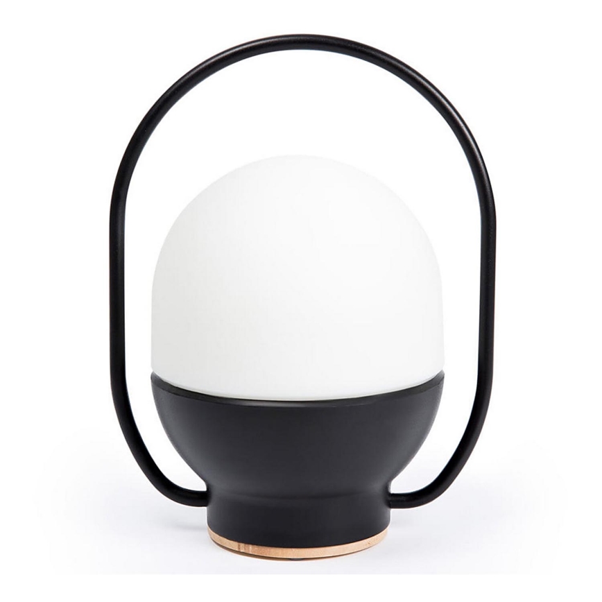 FARO 01016 - Lâmpada de mesa LED regulável TAKE AWAY LED/1,5W/3,7V 2700K 2600 mAh preta