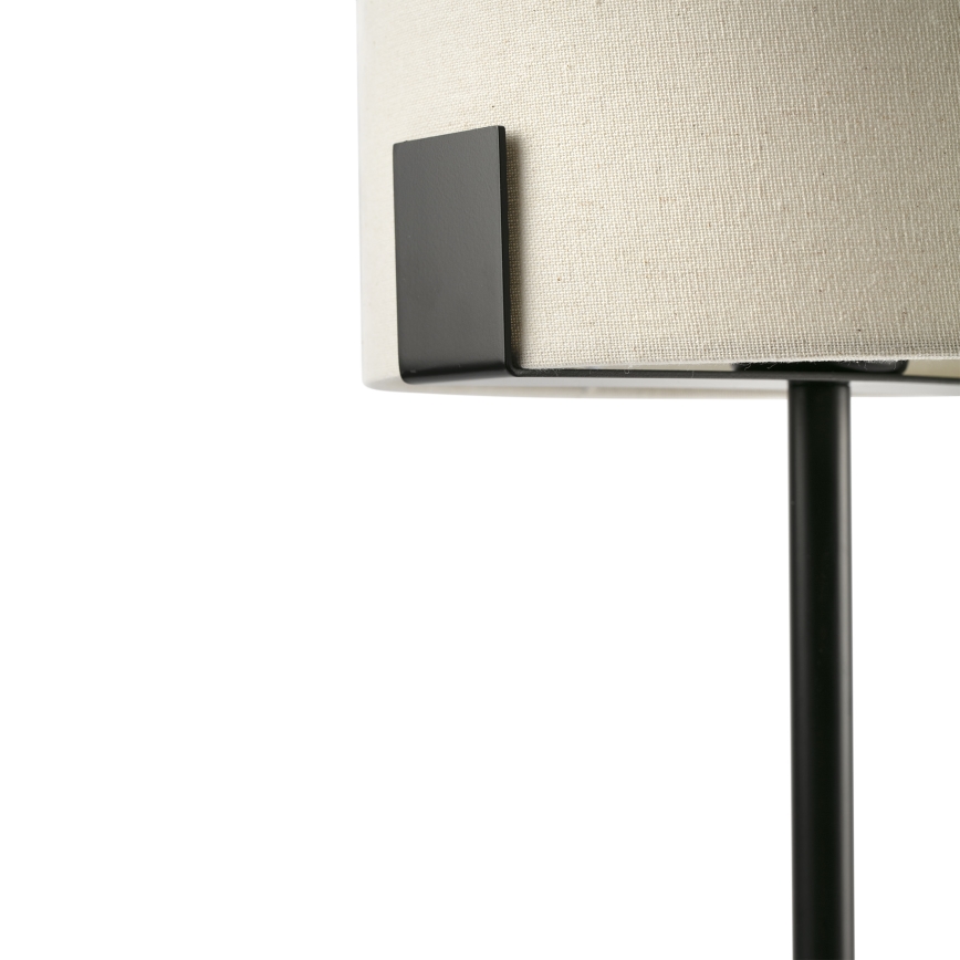 FARO 20054 - Candeeiro de mesa NILA 1xE27/15W/230V creme/preto