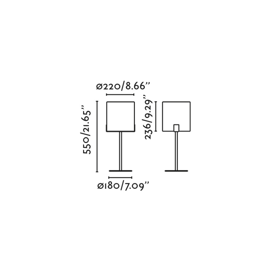 FARO 20054 - Candeeiro de mesa NILA 1xE27/15W/230V creme/preto