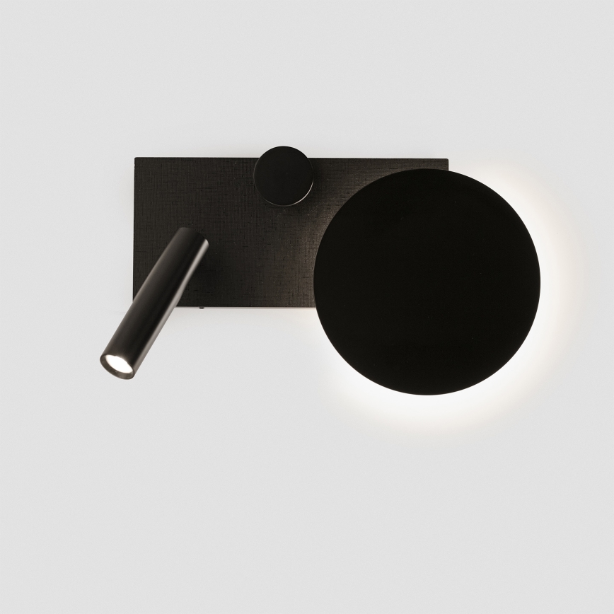 FARO 20059 - LED Candeeiro pequeno de parede com regulação KLEE LED/10W/230V + LED/3W left