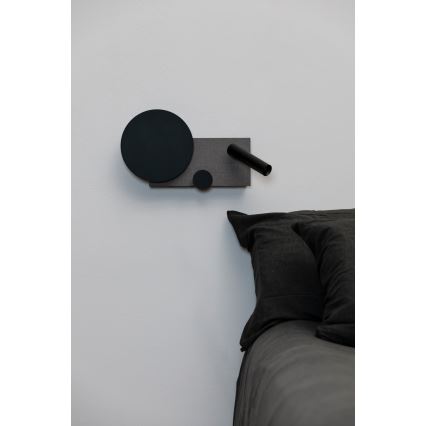 FARO 20066 - Candeeiro de parede pequeno LED regulável KLEE LED/10W/230V + LED/3W à esquerda
