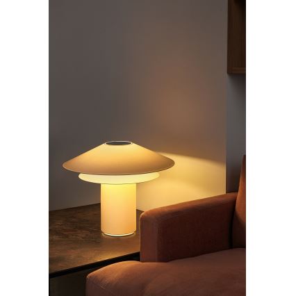 FARO 20069 - Candeeiro de mesa SHAN 1xE27/15W/230V papel vegetal creme