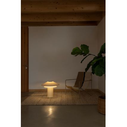FARO 20069 - Candeeiro de mesa SHAN 1xE27/15W/230V papel vegetal creme