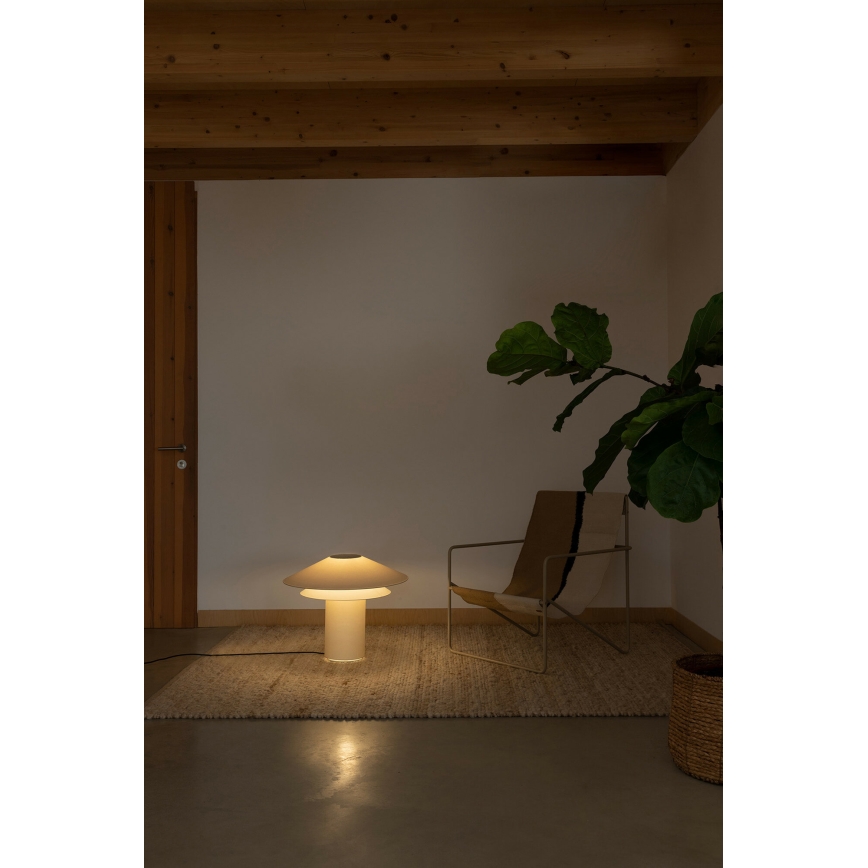 FARO 20069 - Candeeiro de mesa SHAN 1xE27/15W/230V papel vegetal creme