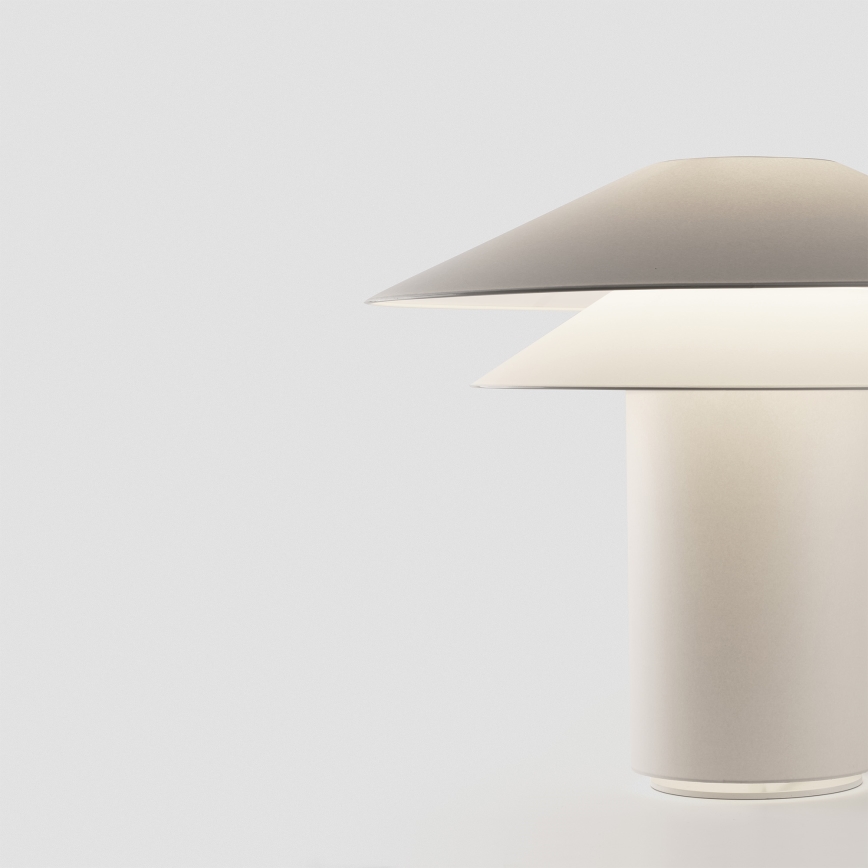 FARO 20069 - Candeeiro de mesa SHAN 1xE27/15W/230V papel vegetal creme