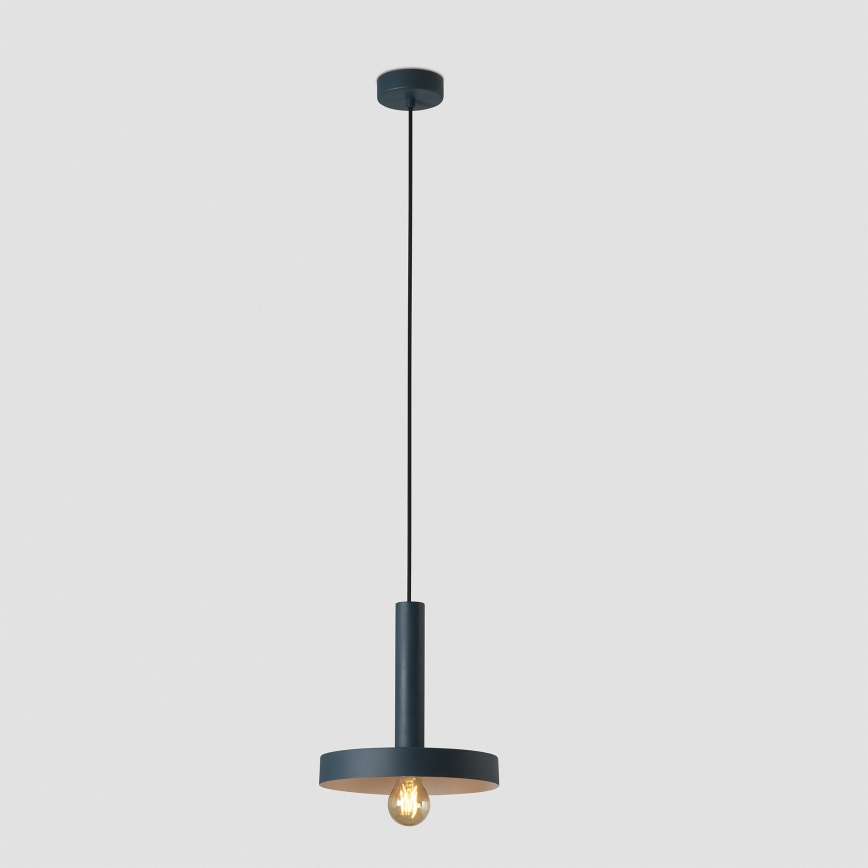FARO 20169 - Candeeiro suspenso WHIZ 1xE27/15W/230V azul