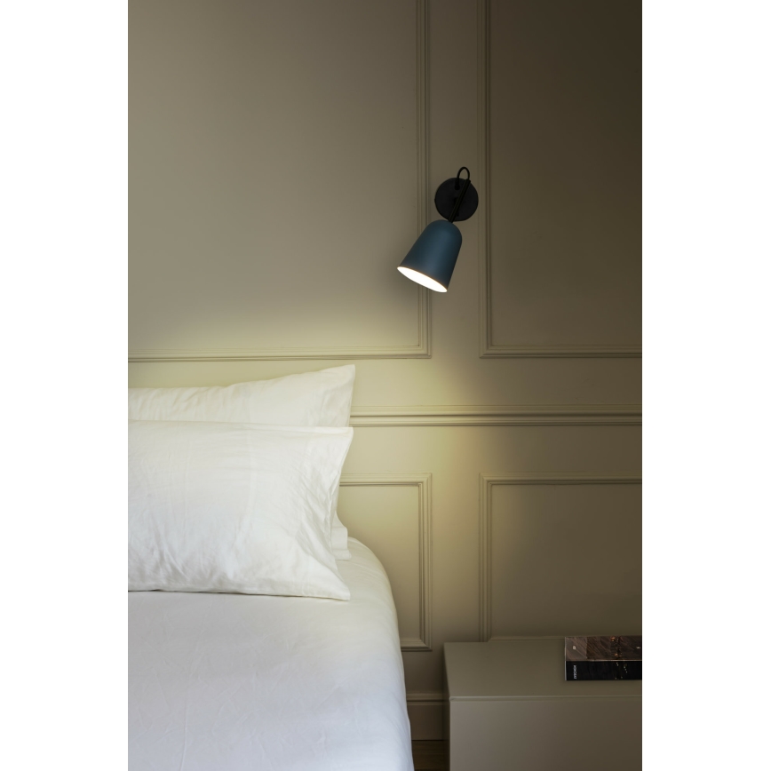 FARO 28274 - Candeeiro de parede STUDIO 1xE14/8W/230V azul/preto