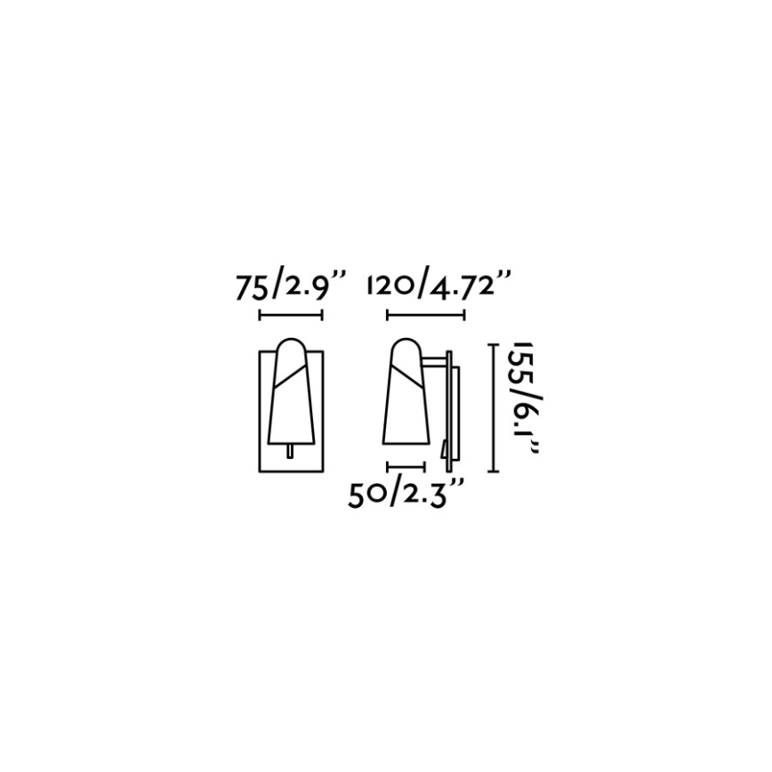 FARO 29040 - Foco de parede LED LAO LED/4W/230V branco
