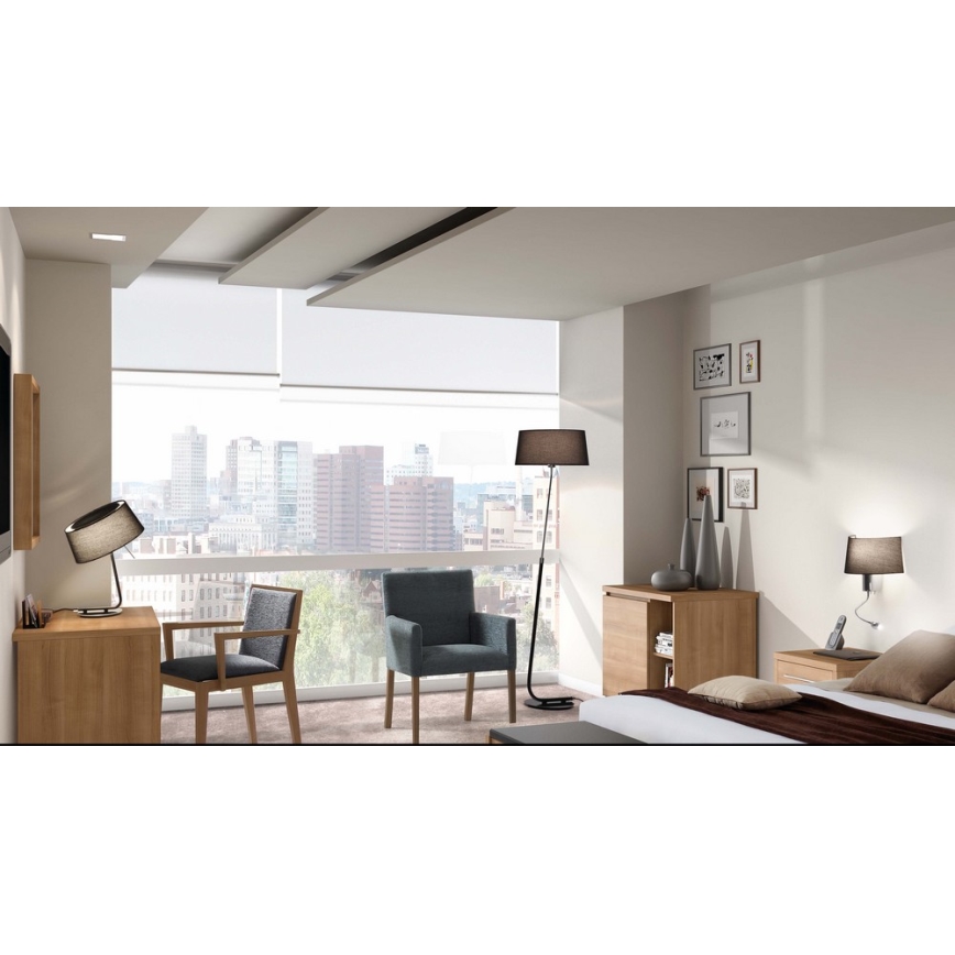 FARO 29946 - Luz de parede LED HOTEL 1xE27/15W/230V + LED/1W