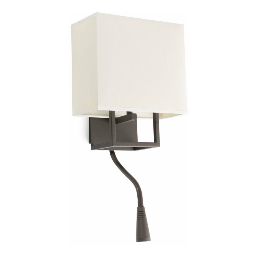 FARO 29983 - Luz de parede LED VESPER 1xE14/20W/230V + LED/1W